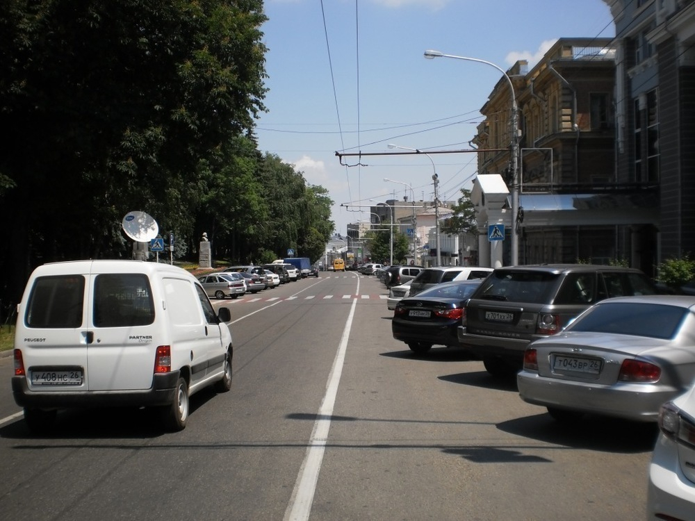 Платная парковка в центре Ставрополя оказалась небезопасной