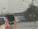 Из-за подтопления дороги в Ставрополе перекрыли движение на Кулакова 