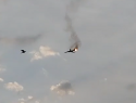 В сети появилось предположительное видео с моментом падения военного самолета в Ставропольском крае
