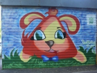 Персонажи детских мультфильмов появились на стенах Ставрополя в виде граффити