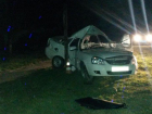 В Курском районе "Приора" влетела в фонарный столб: скончался пассажир