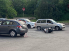 В Ставрополе на Чапаевском проезде мотоциклист попал в ДТП
