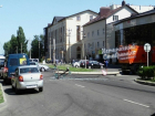 Водитель мусоровоза сбил столб с электрическими проводами в Ставрополе