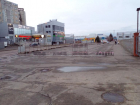 В Ставрополе огородили территорию Брусневского рынка под строительство торгового центра