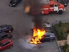   Сразу две «легковушки» сгорели в Ставрополе