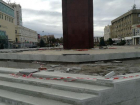 Плитку вокруг «Ангела-хранителя» Ставрополя разобрали из-за неподходящего цвета