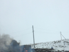 Кабина грузовика загорелась на трассе под Ставрополем