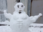 Креативные снеговики заполонили Ставрополье с приходом снега 