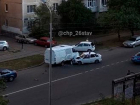 Лада жестко «бортанула» «Газель» на одной из улиц Ставрополя