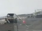 Страшное ДТП с разбитыми "всмятку" машинами попало на видео в Ставропольском крае 