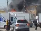 Крупный пожар вспыхнул на "Южном" рынке в Ставрополе 