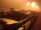 Столкновение 30 авто из-за гололеда попало на видео в Ставрополе
