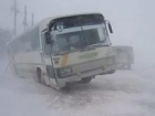 Ночью на ставропольской трассе в автобусе замерзло топливо