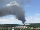 Дым закрыл полнеба: сильный пожар заметили жители Ставрополя