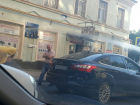 Столкновение "Форда" с микроавтобусом спровоцировало большую пробку в центре Ставрополя
