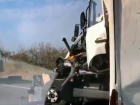 Страшная авария с грузовиком на Ставрополье попала на видео