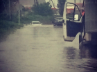 Ставрополь снова настигла непогода в виде сильного ливня и грозы