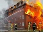 В Кисловодске рано утром сгорел трехэтажный дом