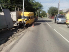 Пьяный водитель маршрутки в Ставрополе врезался в забор