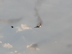 В сети появилось предположительное видео с моментом падения военного самолета в Ставропольском крае