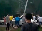 Иномарка "влетела" в столб в Ставрополе - есть пострадавшие