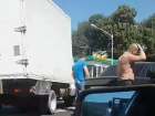 Крупное ДТП с четырьмя автомобилями застопорило движение на выезде из Ставрополя и попало на видео