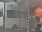 В Ставропольском крае сгорел рейсовый автобус: 14 пассажиров успели вывести