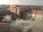 В Ставрополе загорелась пристройка к Дому офицеров