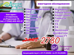 Новый год не за горами: акция в клинике «Ателлас» и в лаборатории «ДиаЛаб»