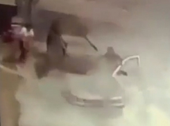 Автомобиль едва не взорвался на заправке в Ставрополе 