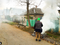 Жители Пятигорска жалуются на смог из-за сжигания листьев