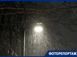 Обильный снегопад прошел ночью в Ставрополе 