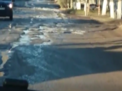 «Дорога смерти» для автомобилистов в Железноводске попала на видео