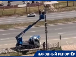 На известном авариями проспекте Российском в Ставрополе устанавливают камеру наблюдения