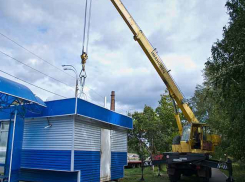 Пятигорск очищают от незаконных торговых палаток