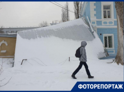 Фоторепортаж: Как Ставрополю «снесло крышу» 15 января