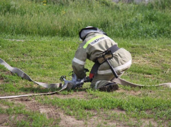 На Ставрополье случился пожар в двухквартирном доме