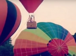 Захватывающий дух фестиваль воздухоплавания сняли на видео жители Пятигорска