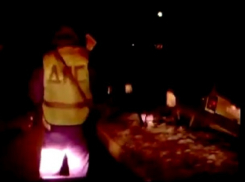 Пытавшийся спастись бегством пьяный угонщик попал на видео на Ставрополье