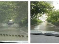 Улица Доваторцев «поплыла» в Ставрополе из-за замены задвижки