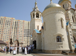 В Ставрополе прошло первое богослужение в храме святого князя Владимира