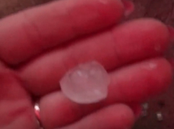  Ливень с градом обрушился на село Подлесное на Ставрополье