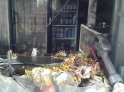 На Ставрополье загорелся магазин, одного человека удалось спасти