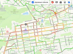 9-балльные пробки окутали Ставрополь