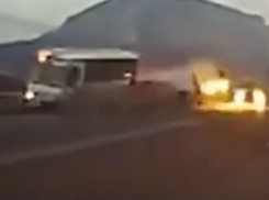 Появились кадры жуткой аварии с пострадавшими детьми под Пятигорском