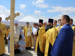 В «Гармонии» прошел чин закладки храма великомученика Артемия