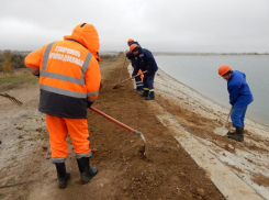 Ставрополькрайводоканал восстановил дамбы и облицовку двух водоемов-отстойников 