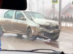 Огромная пробка образовалась на выезде из Ставрополя из-за аварии