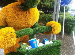 Вандалы сломали памятник велосипедисту в Ставрополе