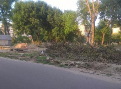 Незаконные гаражи и автопарковку демонтировали для строительства аллеи в Ставрополе